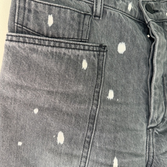 Free People Sandrine Rose SR paint splatter utility jeans - Picture 3 of 4